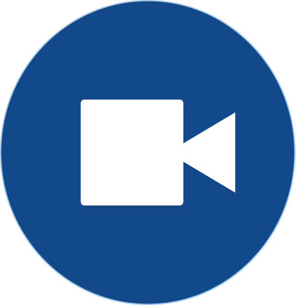 blue video icon