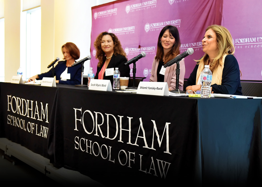 All women panel at Fordham Law Women's Second Annual Symposium