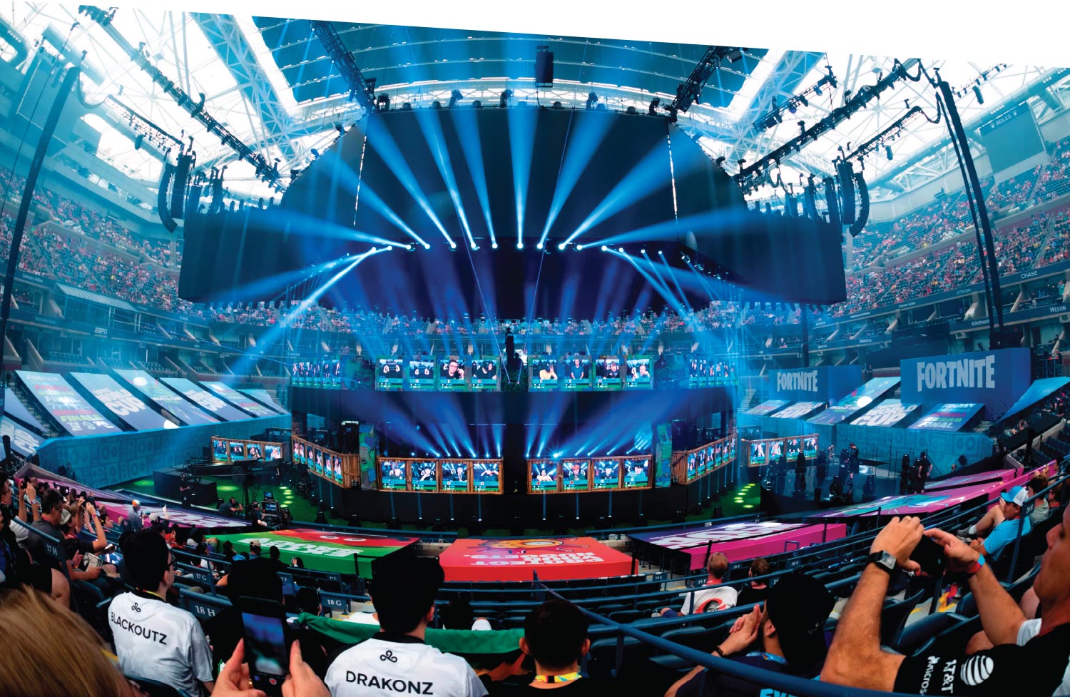 Fans cheer at the start of the 2019 Fortnite World Cup Finals on July 27, at Arthur Ashe Stadium in New York City.