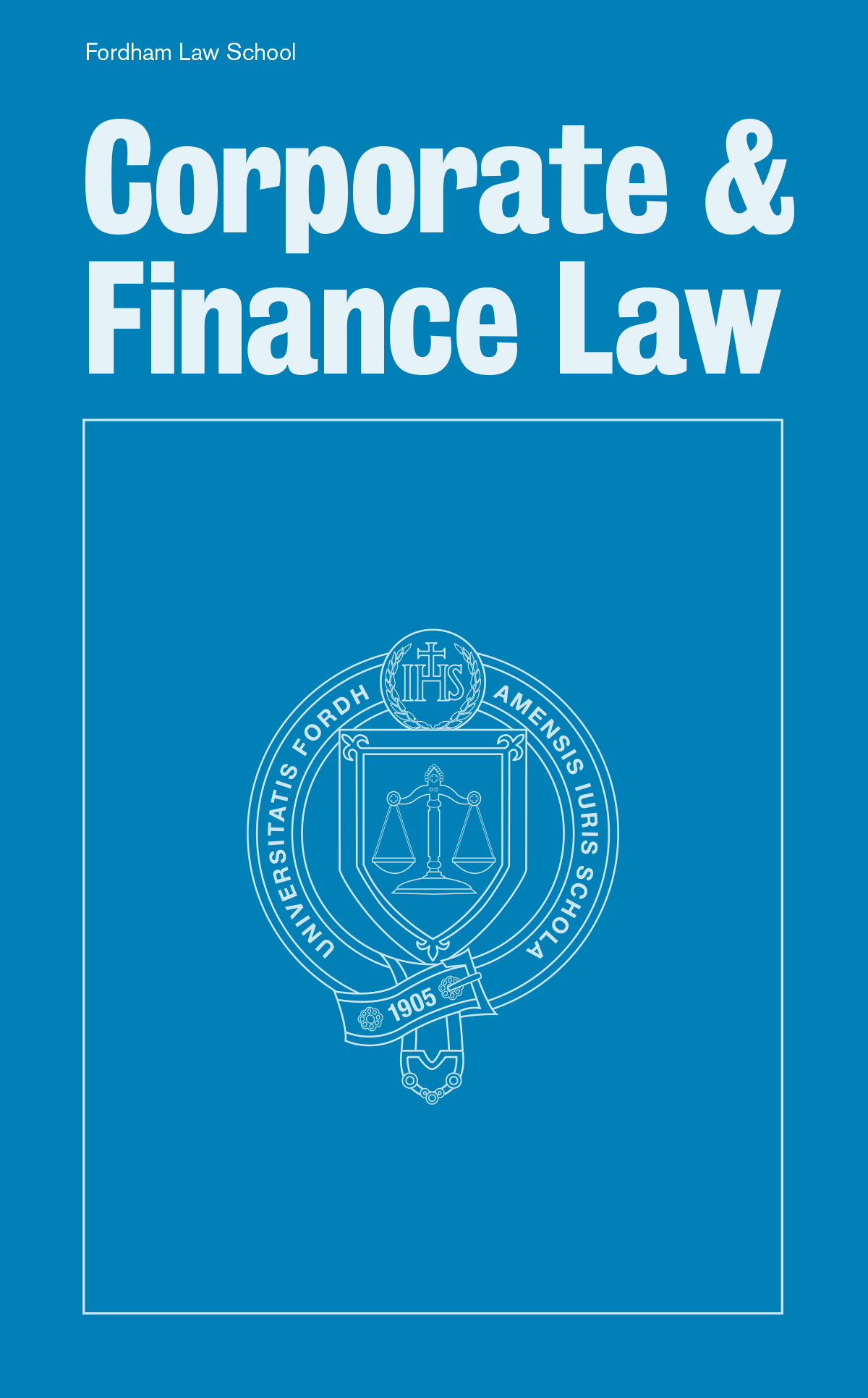 Corporate & Finance Law brochure cover