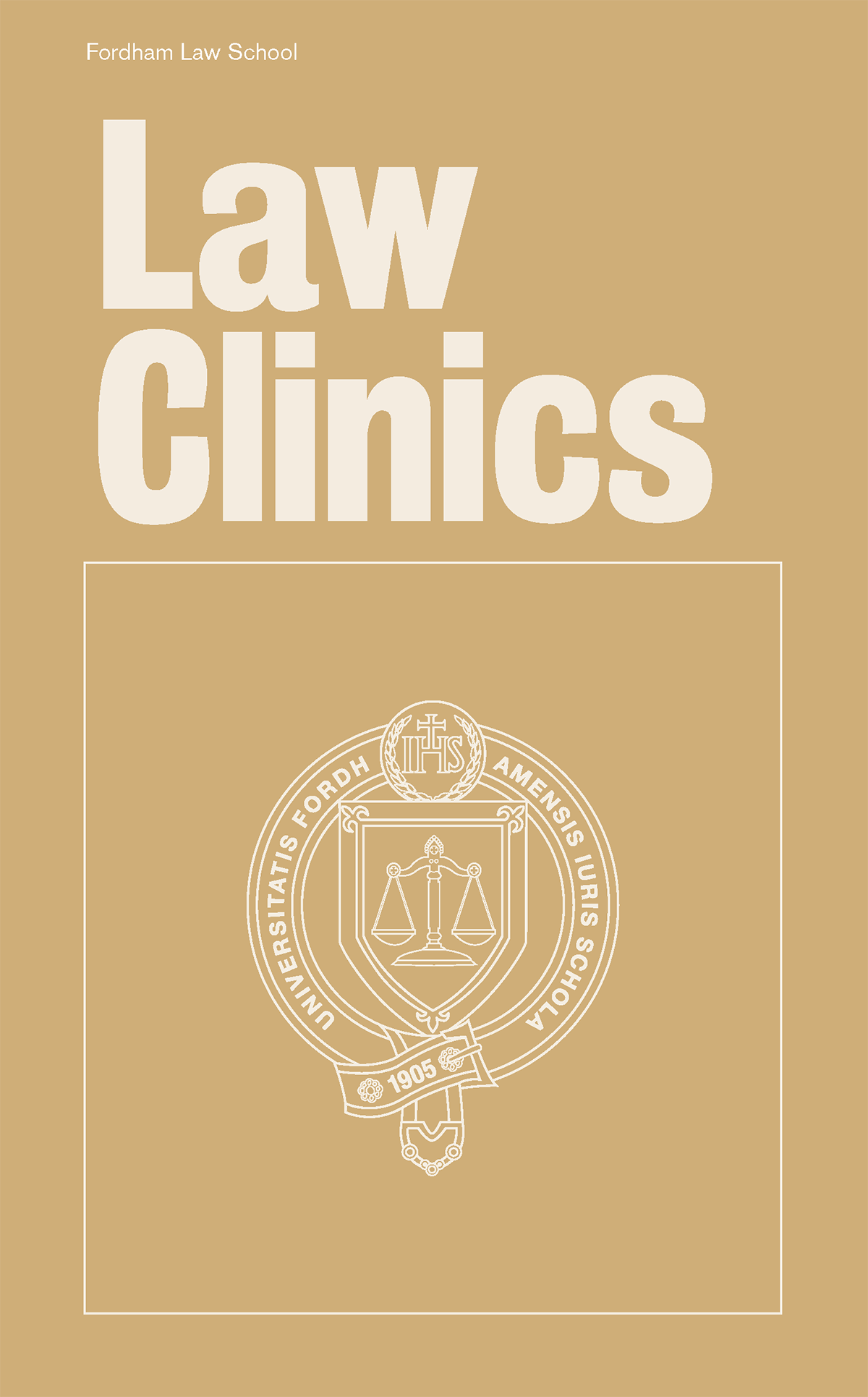 Law Clinics brochure cover