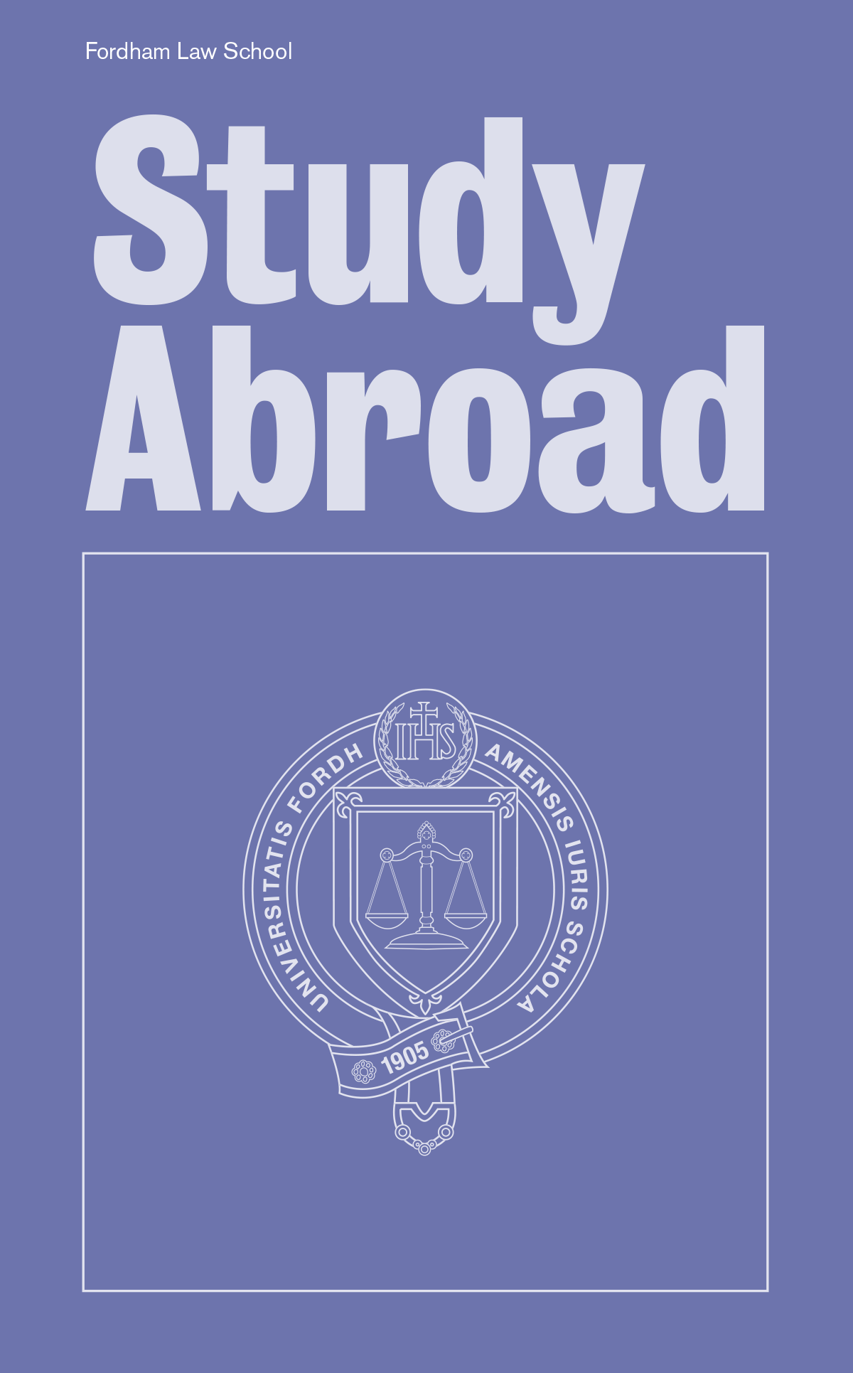 Study Abroad brochure cover