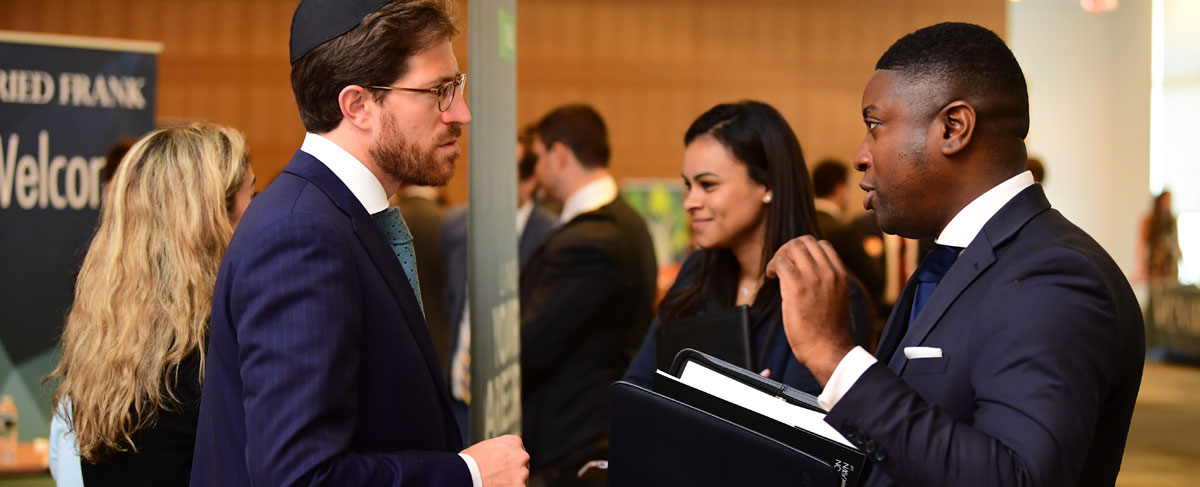 Over 160 employers interviewed Fordham Law students through the 2019–2020 On-Campus Interview Program.