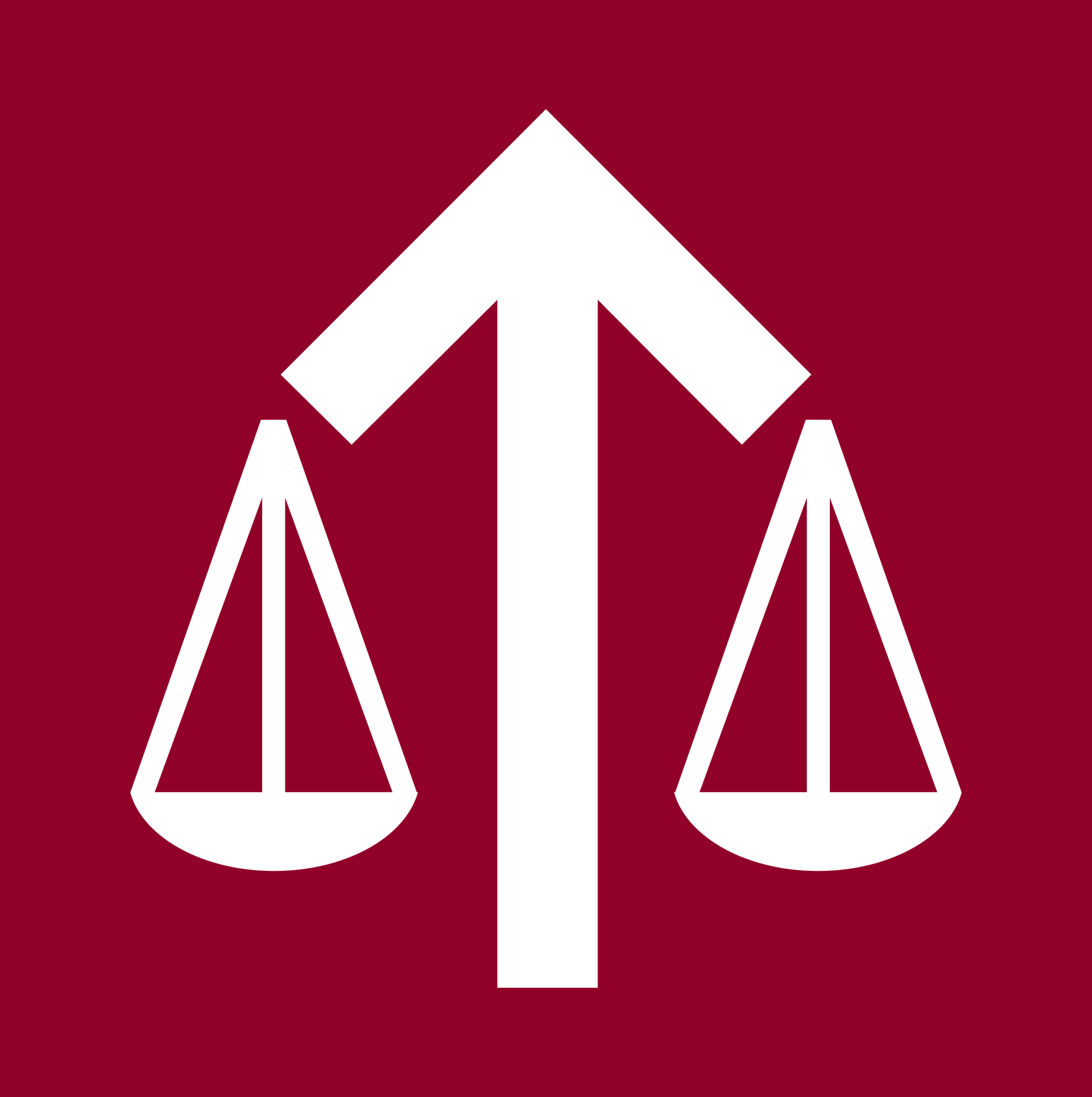 In Our Corner justice scale logo