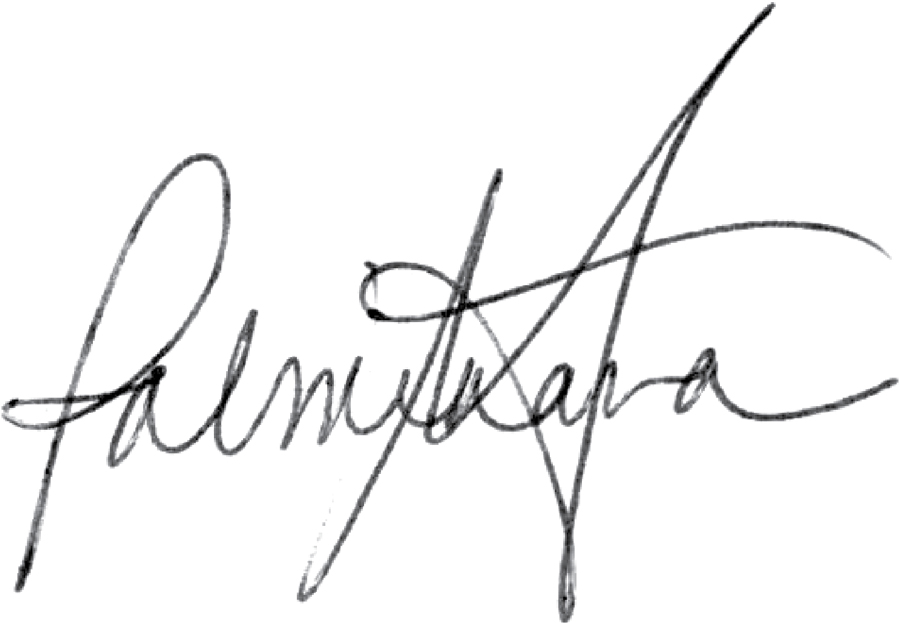 Palmina M. Fava Signature