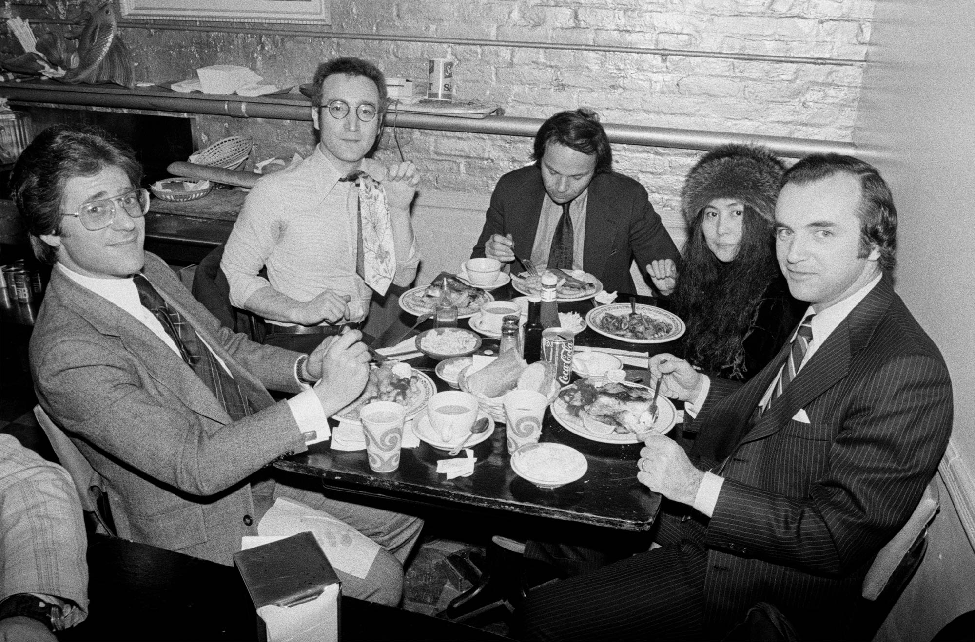 Jay Bergen with John Lennon and Yoko Ono