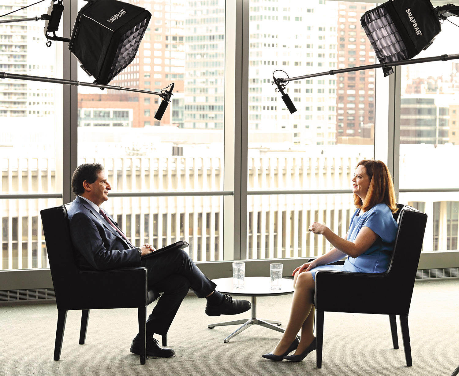 Dean Matthew Diller and President Tania Tetlow discuss leadership, lawyers, and more in a sit-down interview