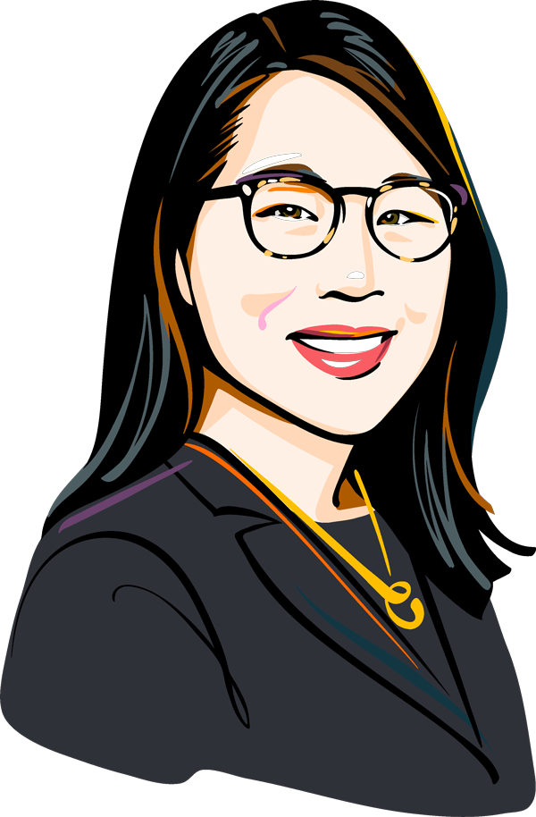 digital illustration of Michelle Chan