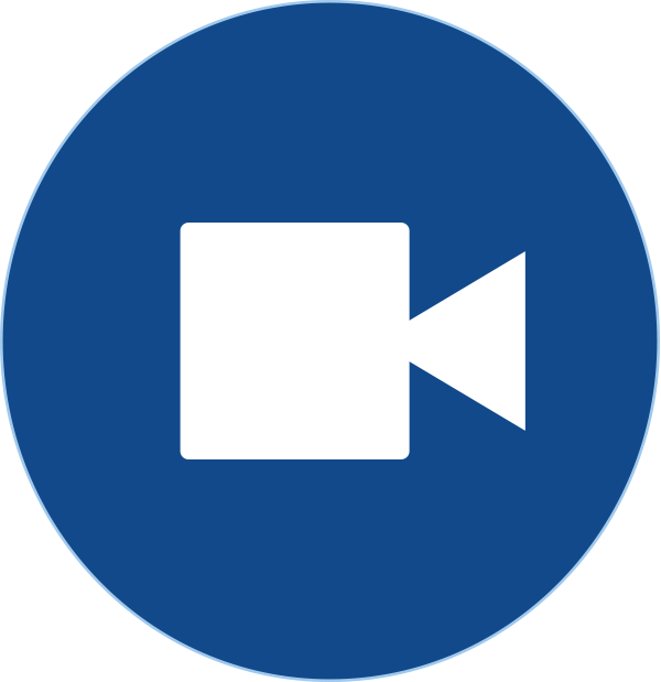 blue video icon