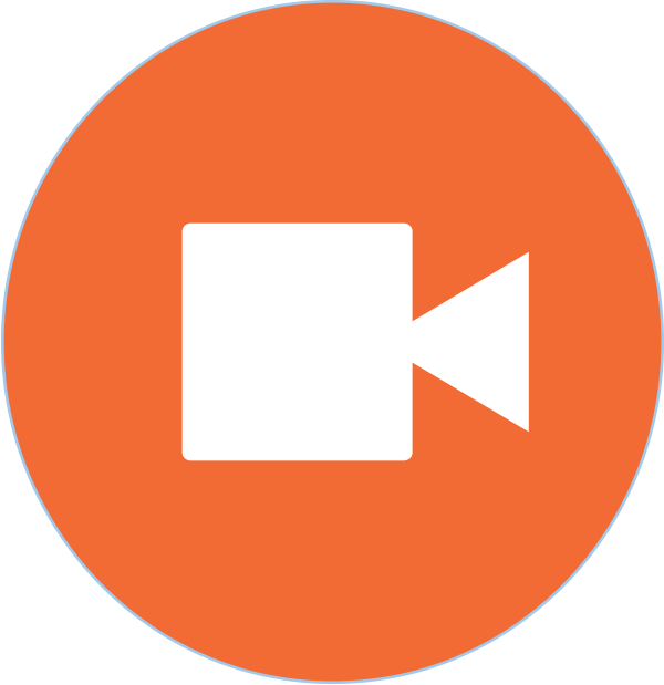 orange video icon