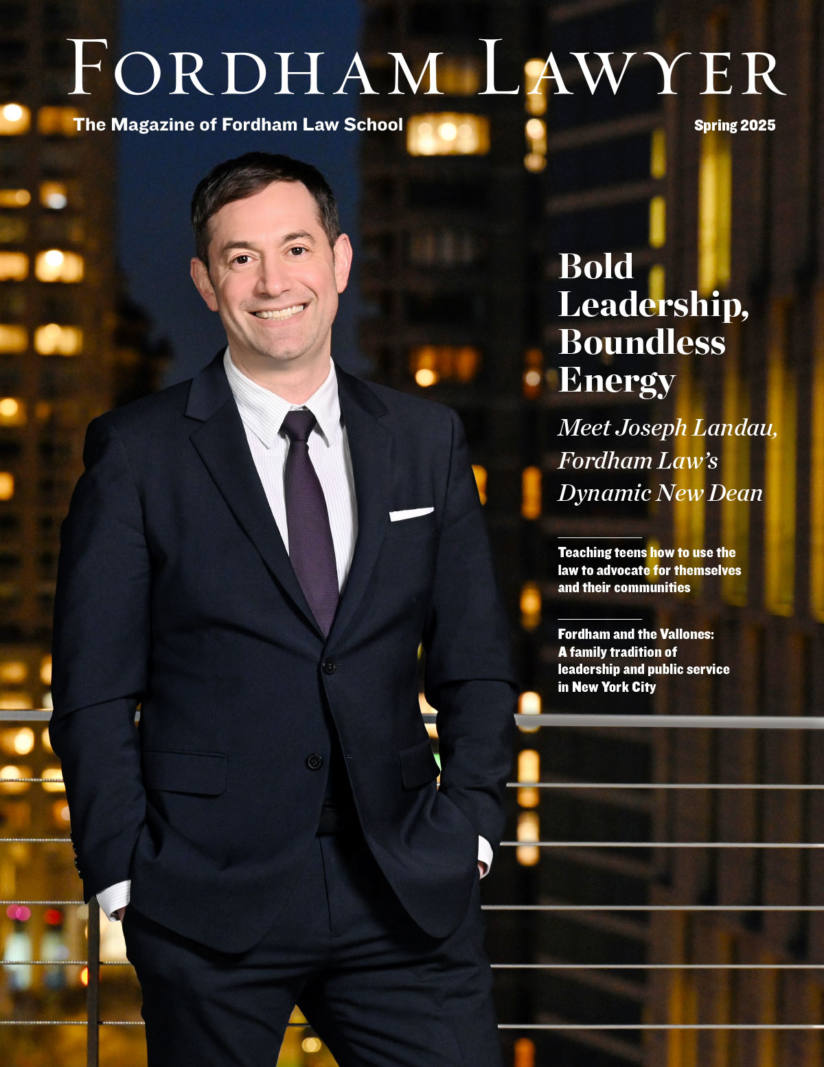 Fordham Lawyer Spring 2025 cover