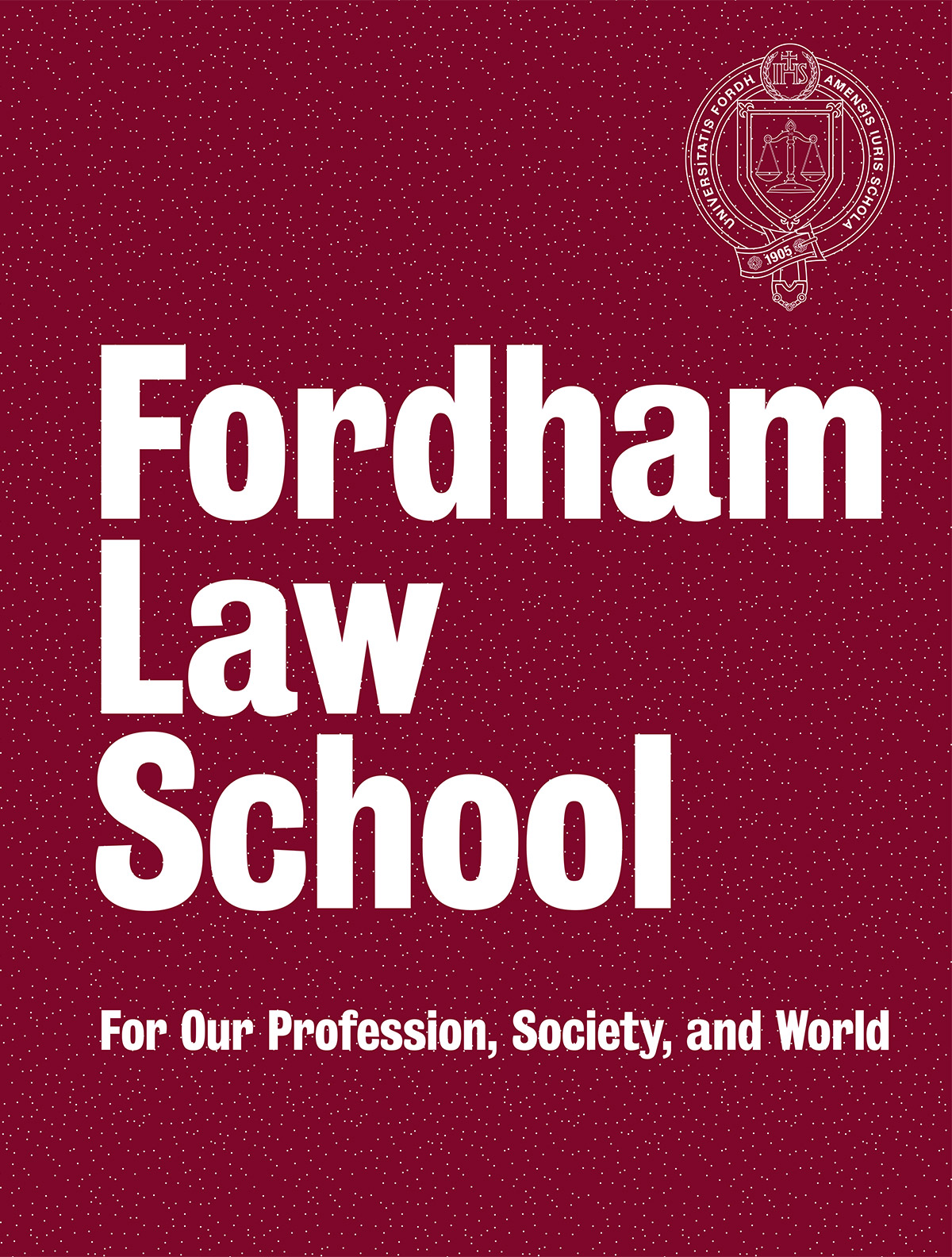 Fordham Law School Viewbook 2025-2026 cover