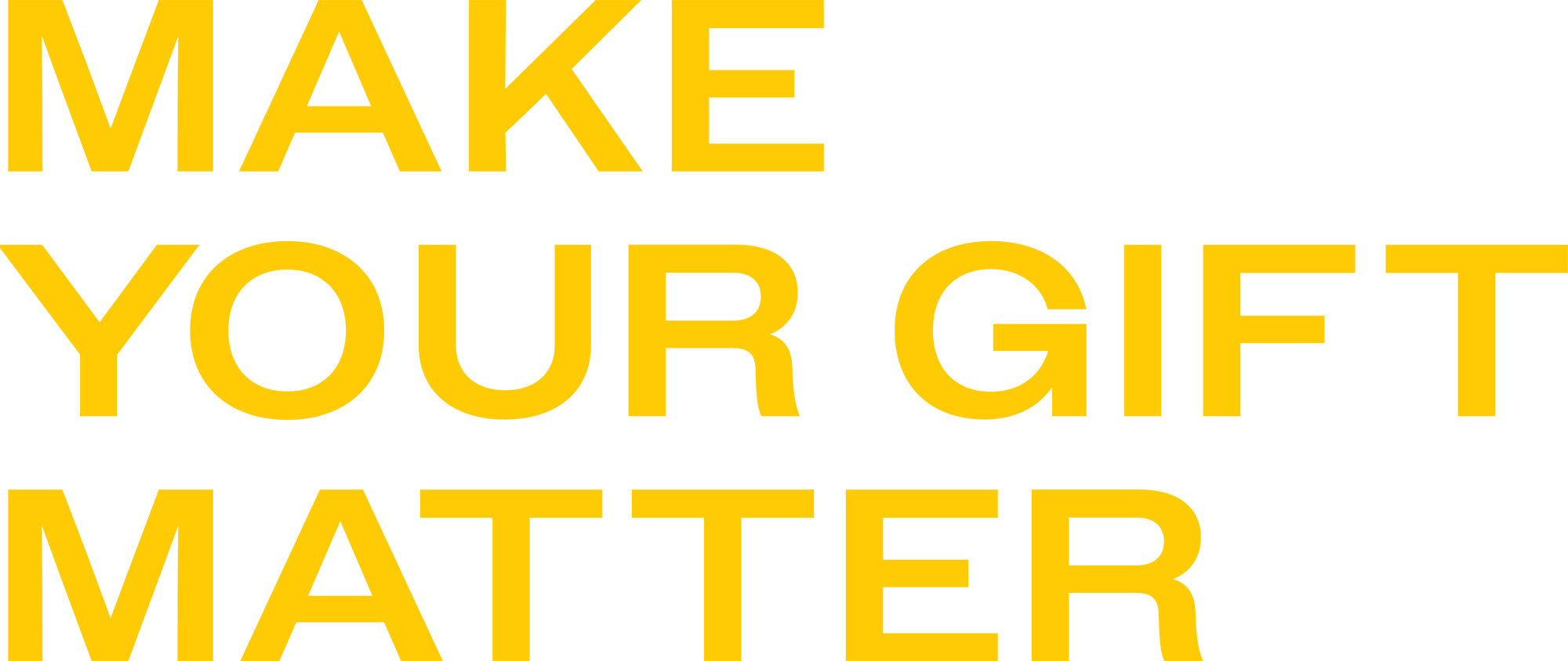 Make Your Gift Matter