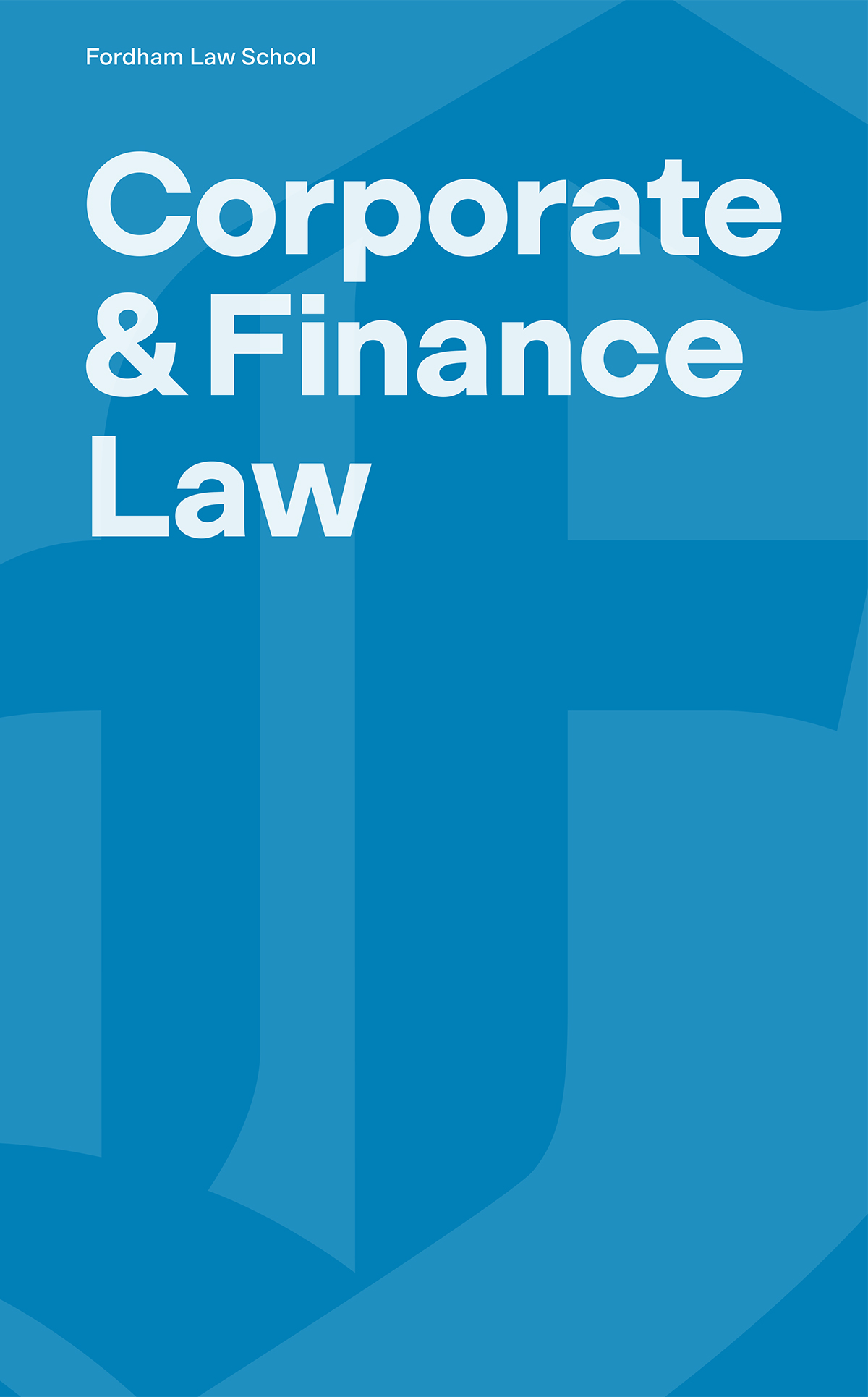 Corporate & Finance Law brochure cover
