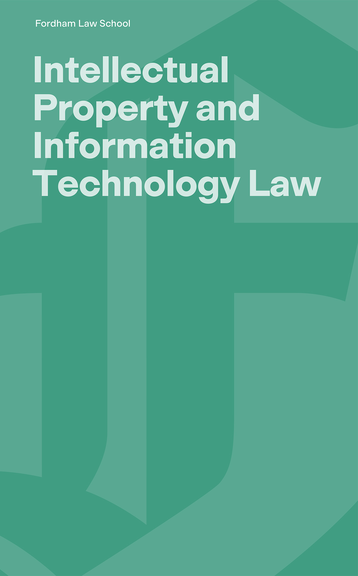 Intellectual Property and Information Technology Law brochure cover