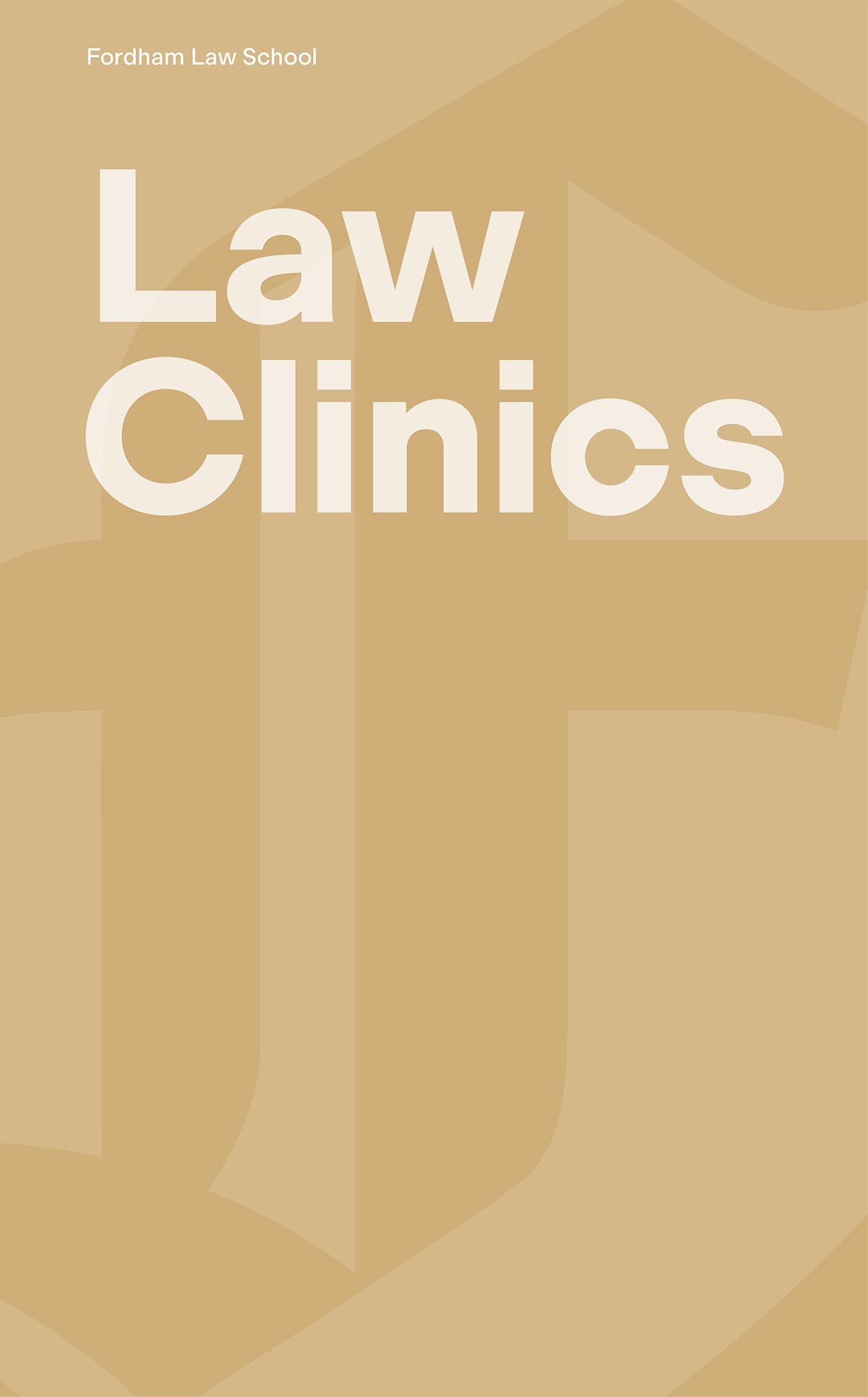 Law Clinics brochure cover