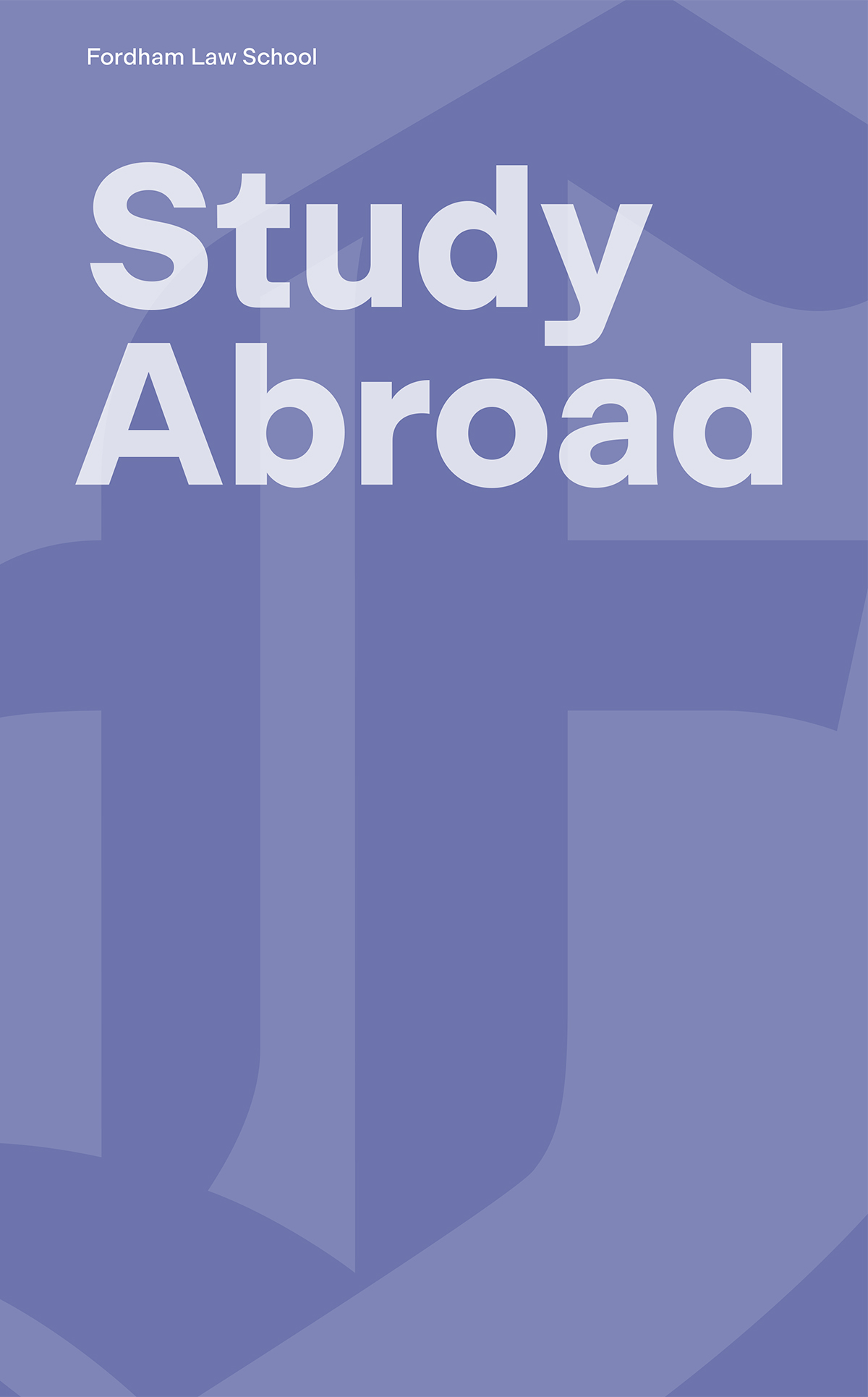 Study Abroad brochure cover